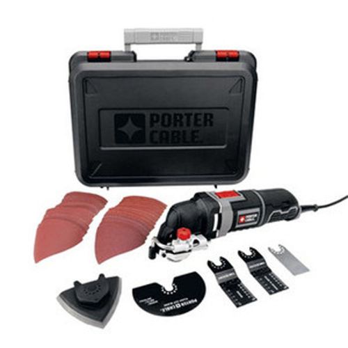 PORTER-CABLE PC250MTK 2.5-Amp Oscillating Multi-Tool Kit with 36 Accessories New