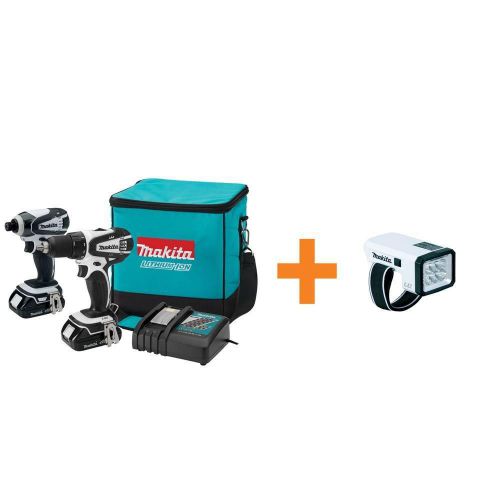 Makita 18v compact lxt li-ion 3pc combo kit lct306w new for sale