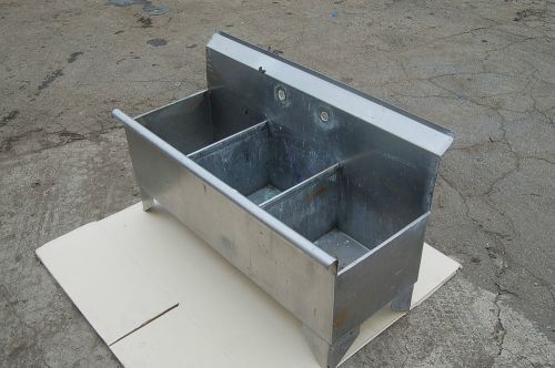 Mini small bar 3 compartment stainless steel sink restaurant commercial mop ss for sale
