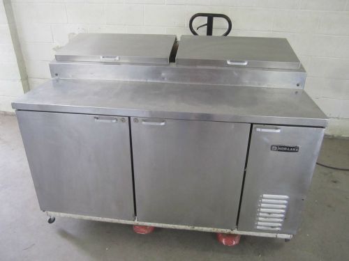 Nor lake rpt16b55d refrigerated pizza sandwich prep table for sale