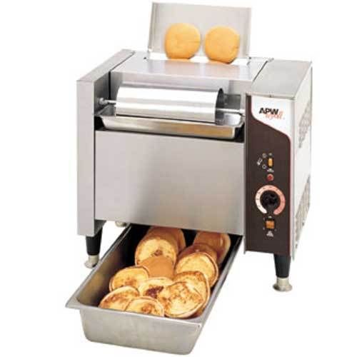 Apw m-2000 toaster, bun grill, vertical conveyor, countertop, 1100 units per hou for sale