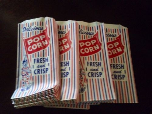 POPCORN BAGS 50 bags . 1 oz, OUNCE THEATER,PARTY,MOVIE