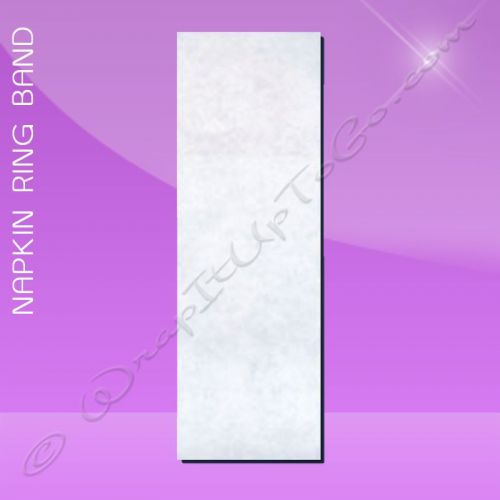 Napkin Ring Band – 1-1/2 x 4-1/2 – White