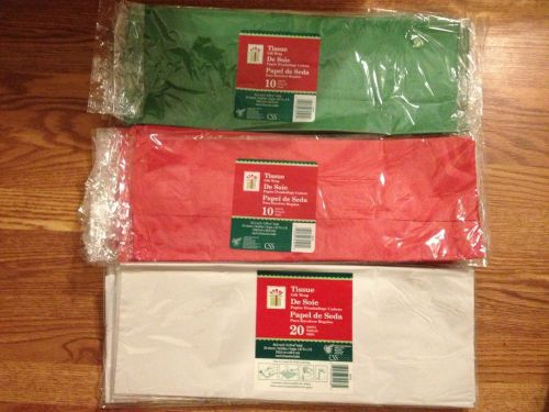 350 Sheets Holiday Gift Premium Quality Wrapping Packing Tissue Paper 20 x 24