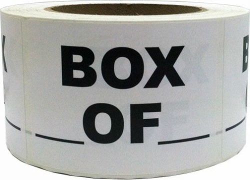 Box of Labels - 2&#034; by 4&#034; - 1 roll of 500 adhesive stickers - Shipping Labels