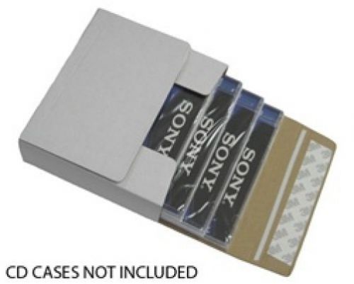 25 CD Cardboard Box Self Seal Mailers (Ship 1-4 CDs in Jewel Cases)