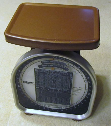 Pelouze Model Y10 Postal Scale, 10 lb. x 1 oz., 1991, Made In USA