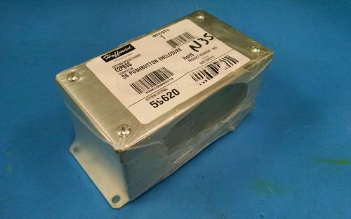 HOFFMAN E2PBSS STAINLESS STEEL 2-PUSHBUTTON ENCLOSURE, UNOPENED 59620
