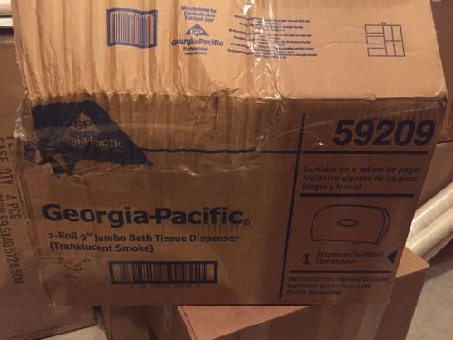Georgia Pacific 2-Roll 9&#034; Jumbo Bath Tissue Dispenser Toilet Paper 59209