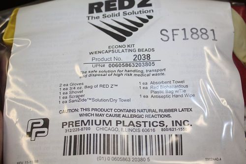 x23 Red Z The Solid Solution Econo Kit SF1881 Safety Disposal Clean Up Free Ship