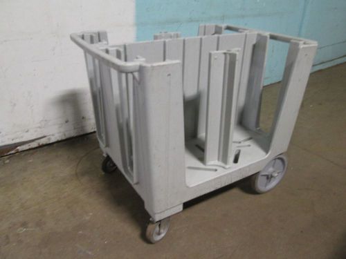 &#034;cambro&#034; heavy duty commercial  plate holder/dispenser/carrier poly cart/caddy for sale