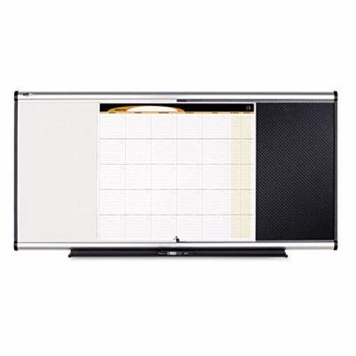 Quartet 3-in-1 Combo Dry Erase/Bulletin/Calendar Board, 48 x 24 (QRTCBD544A)