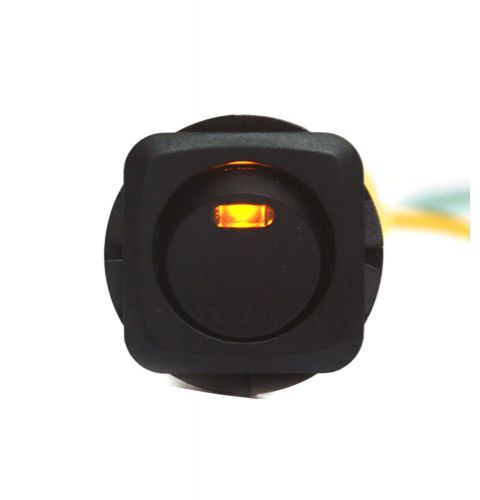 20pc On-Off Rocker Switch 2P R13-135L LED Orange Lamp 16/10A 125/250VAC UL VDE