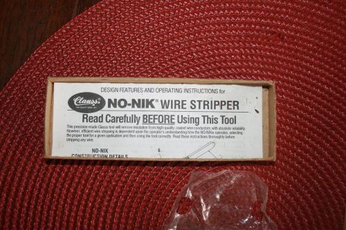 Clauss NO-NIK Wire Stripper