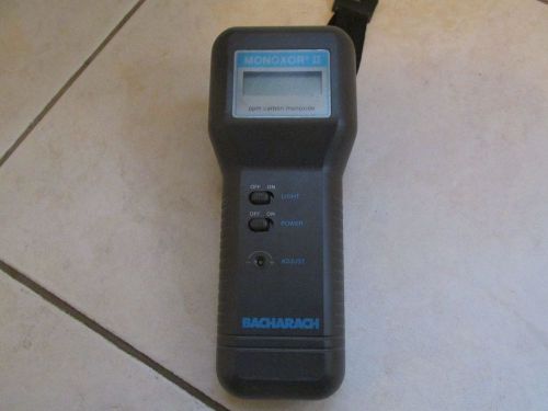 Bacharach Monoxor II Electronic Gas Analyzer Carbon Monoxide Detector Unit Only