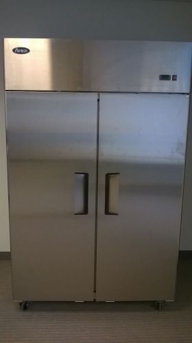 New &#034;atosa&#034; h.d. commercial s.s. 2 doors up-right refrigerator, 2 yr. warranty for sale