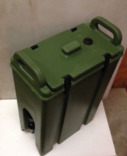 CAMBRO 500LCD 5 GALLON HOT COLD DRINK ARMY GREEN MILITARY VERY NICE #2