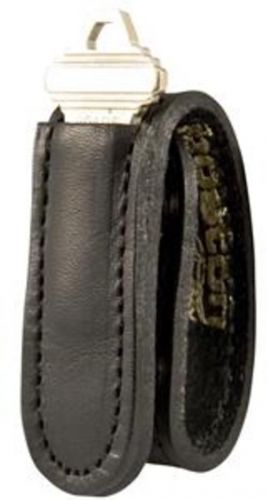 Boston Leather 5499-1 CORD Black 1&#034; Top Grain CORD Single Keeper with Key Slot