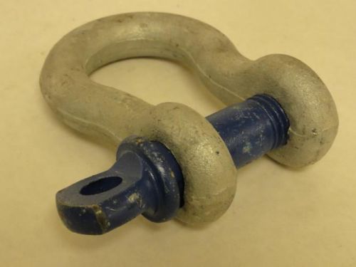 134916 old-stock, mfg- wll-4-3/4t chain shackle, 4-3/4&#034;, screw pin for sale