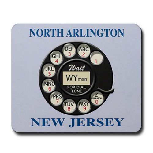 North Arlington New Jersey Telephone Rotary Exchange Mousepad Mouse Pad &#034;NEW&#034;
