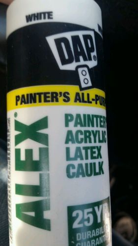 6 Dap 10.1-oz Alex Multi-Purpose White Painter&#039;s Acrylic Latex Caulk