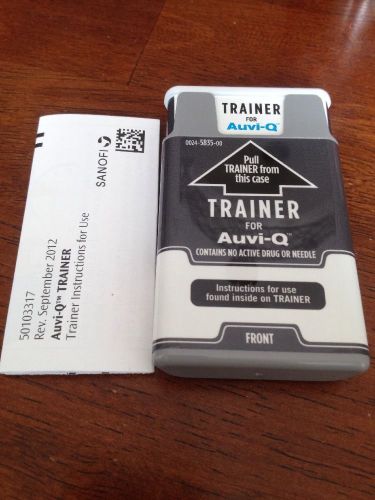 Auvi-Q Epi-pen Reusable Talking Trainer New Sanofi