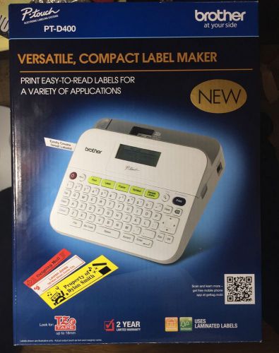 Brother  PT-D400 Label Maker P-touch Including Starter Tape NEW Ready 2 Ship
