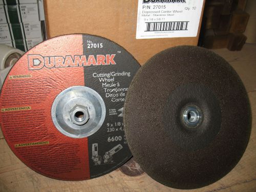 9 x 1/8 x 5/8-11 duramark pipeline grinding wheels right angle grinder cut offs for sale