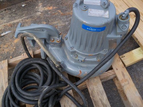 Flygt 10 hp pump waste water sewage sump for sale