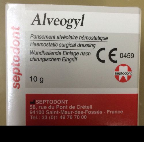Alveogyl Septodont Alvogyl Paste10GMs ,,,,,,,,,,,,,,,,,,,,,,
