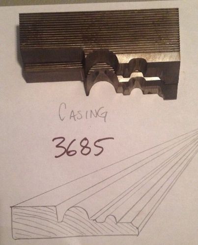 Lot 3685 Casing  Moulding Weinig / WKW Corrugated Knives Shaper Moulder
