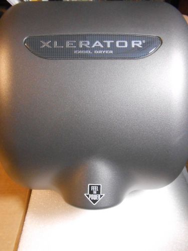 XLERATOR XL-GR Automatic High Speed Hand Dryer with Graphite Cover and 1.1 Noise