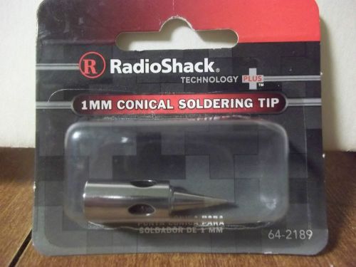 1 MM CONICAL SOLDERING TIP-RadioShack Brand New 64-2189