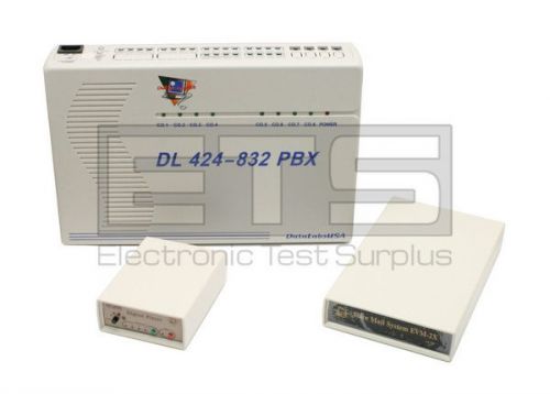 Datalabsusa 424-832 pbx pabx auto attendant ivr voice mail &amp; moh player dp-2000 for sale