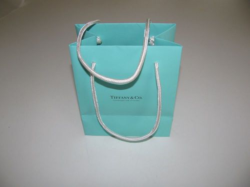 One Tiffany &amp; Co Gift Bag - Size 6&#034;H x 5&#034;W x 3&#034;D