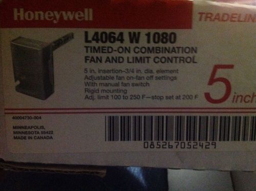 HONEYWELL L4064 W 1080 TIMED ON COMBINATION FAN AND LIMIT CONTROL 5&#034;