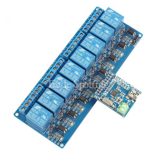 Sainsmart 8 channel controller usb hid programmable control relay module kit for sale