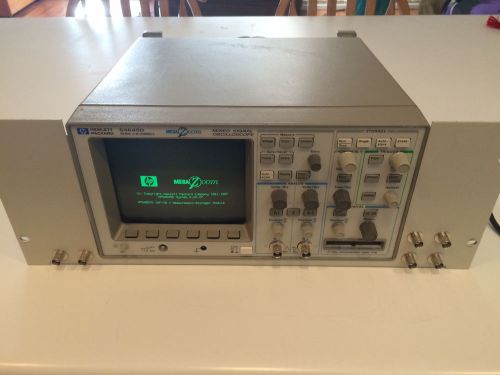 54645d 100mhz mixed signal oscilloscope w/2 probes &amp; 54657a hp-ib interface for sale