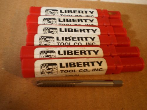 LOT OF 6 NEW LIBERTY TOOL CO. HSS 10-24 H3 2 flute spiral point bottoming taps