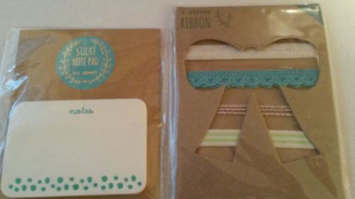 Target Sticky Notes and Ribbon Set