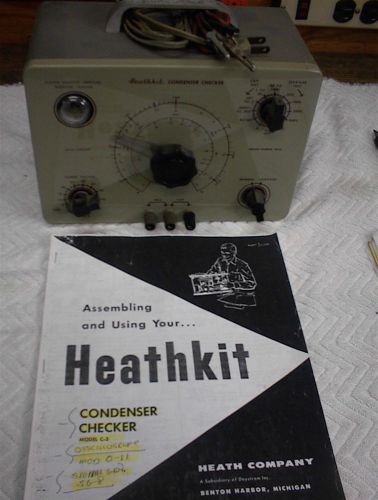 Vintage Heathkit Condenser Capacitor Checker C-3 Audio Hi-Fi Audio Amplifier