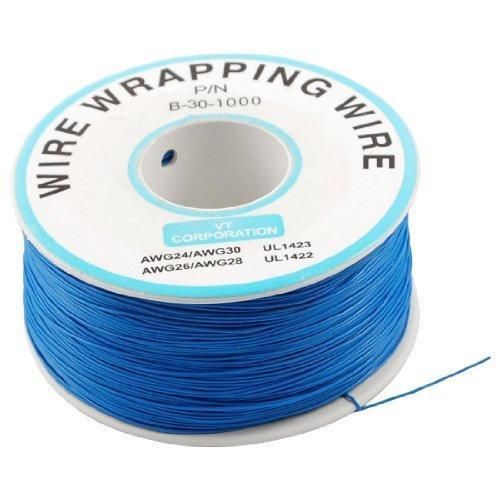 Breadboard p/n b-30-1000 tin plated copper wire wrapping 30awg cable 305m blue for sale