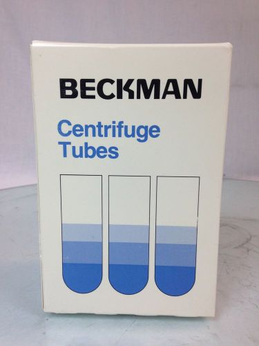 BECKMAN #331372 POLYALLOMER CENTRIFUGE TUBES 9/16&#034; x 3 1/2&#034; 50/PK