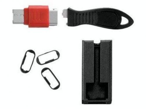 Kensington USB Port Lock with Cable Guard - Square - USB port blocker K67720US
