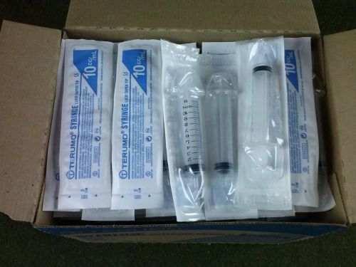 Terumo Syringe 10 cc/ml Luer Taper Slip Tip Box of 100 Without Needle