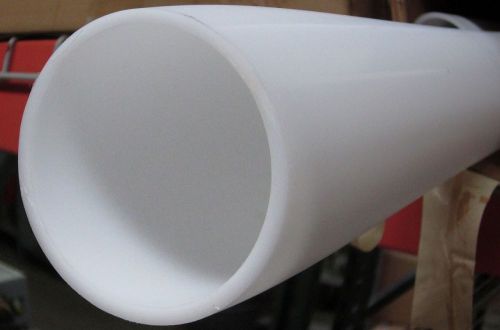 1 delrin acetal pom round tube white -  2.75&#034; od x 2.43&#034; id x 60&#034; long for sale
