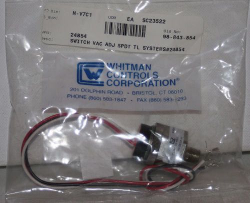 Whitman Controls P119V Vacuum Switch NEW
