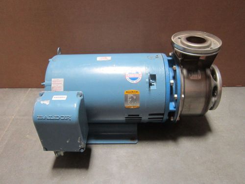 BALDOR 50 HP MOTOR WITH G&amp;L SST STAINLESS STEEL CENTRIFUGAL PUMP