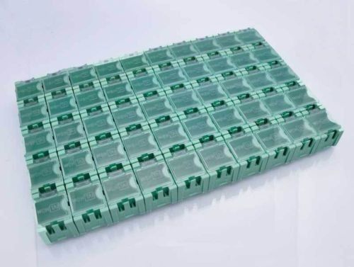 Electronic Lab Case Components SMD Case Storage Boxes selection green 10pcs