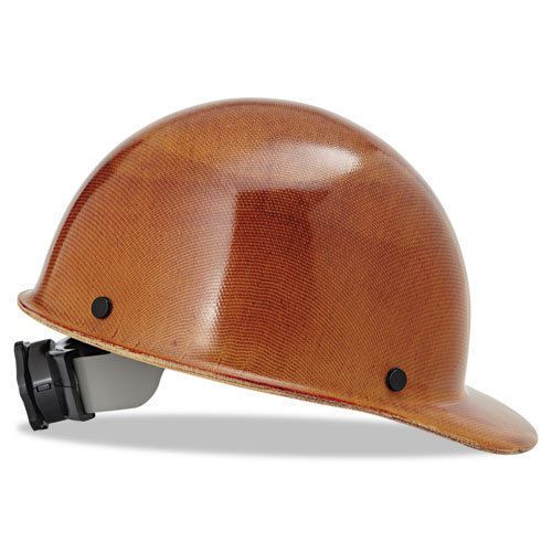 MSA skullgard helmet cap size LARGE natural tan rachet suspension